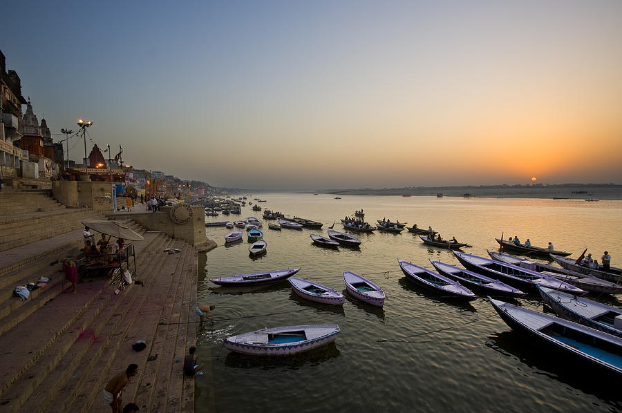 Sunrise at Ganges River Photograph by Ng Hock How