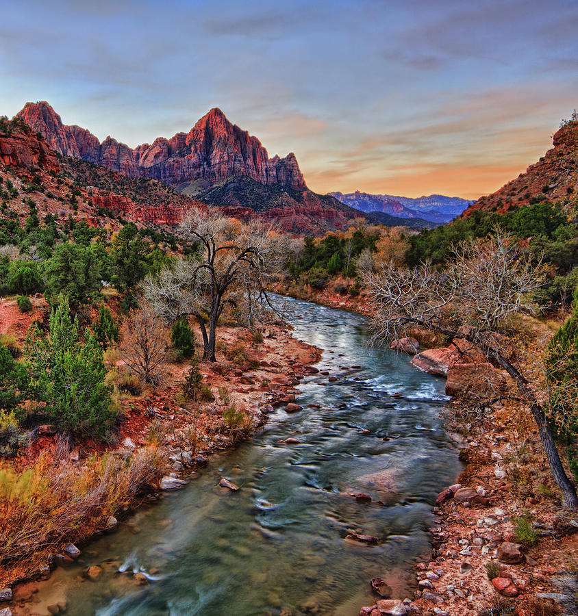 Sunrise at the Watchman Photograph by Beth Sargent