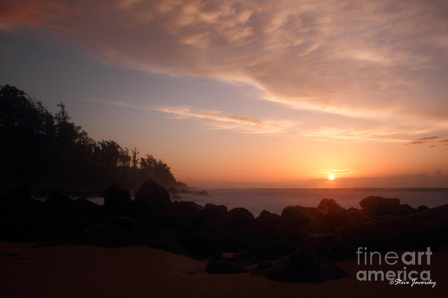 Sunrise Beach Photograph by Steve Javorsky