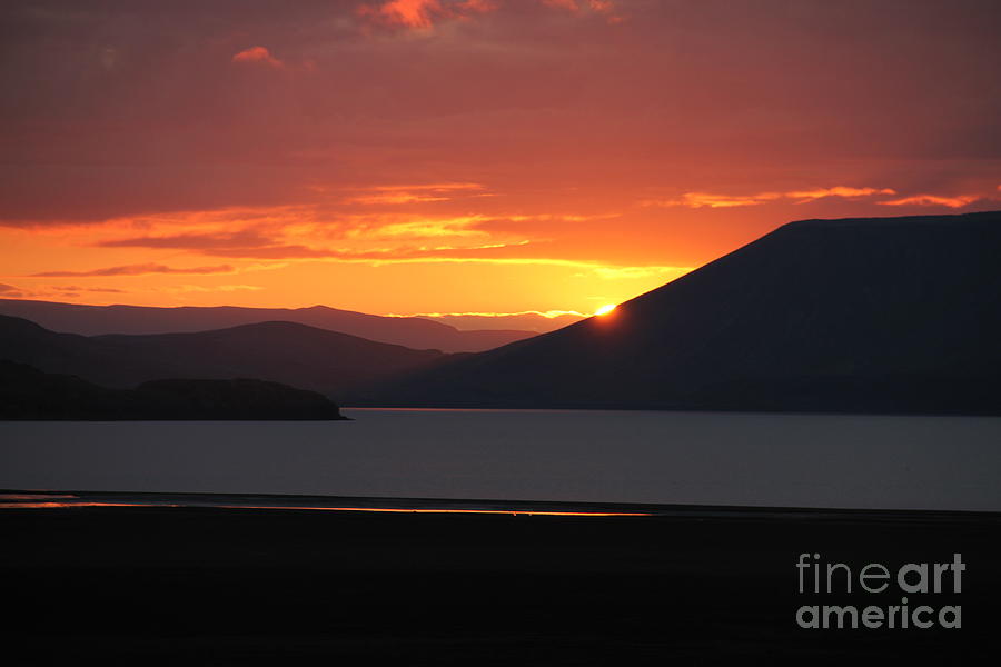 Sunrise Between Two Mountains Photograph - Sunrise Between Two ...