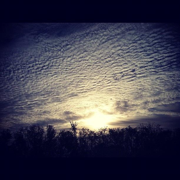 Clouds Photograph - #sunrise #clouds #cloudporn #skyporn by Vik Vaughn