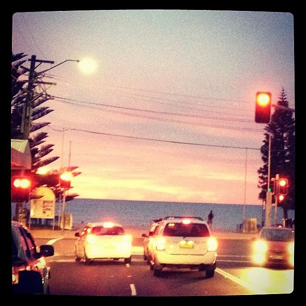 Street Photograph - Sunrise Coogee by Ricky Lobatto
