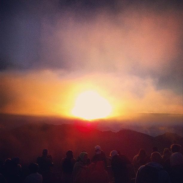 Maui Photograph - #sunrise #haleakala #maui #hawaii by Ankur Agarwal