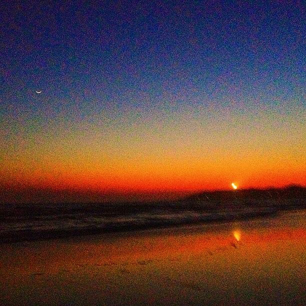 Sunrise I Belongil Beach. Happy Weekend Photograph by Shikoba Photography
