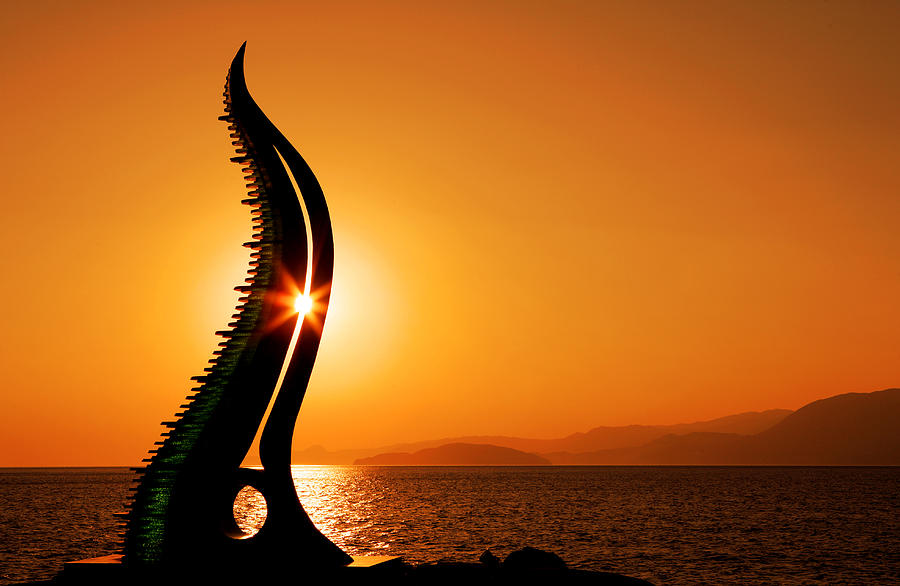 Sunrise in Agios Nikolaos Photograph by Paul Cowan