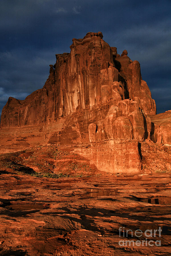 Sunrise in Arches Photograph by Timothy Johnson