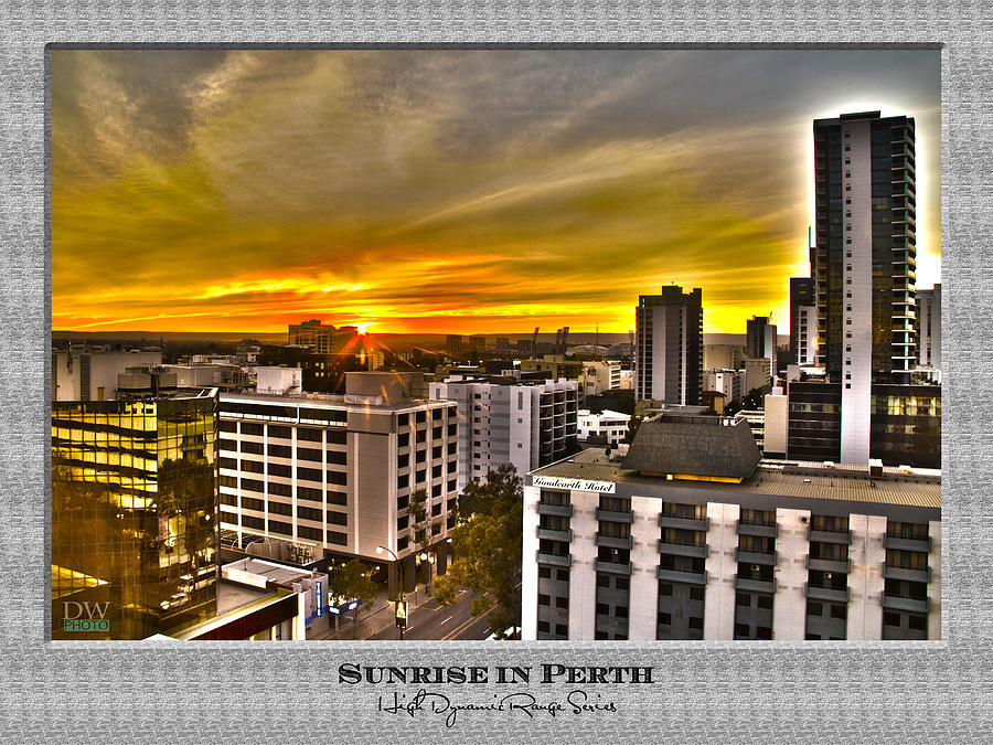 Sunrise Photograph - Sunrise in Perth by Dennis Wilson