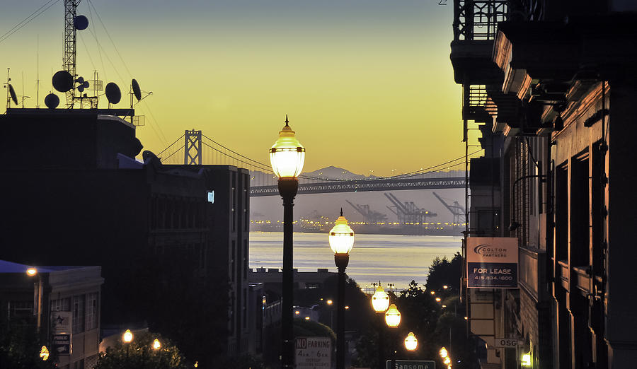 Broadway Photograph - Sunrise in San Francisco by Rafael Reynolds