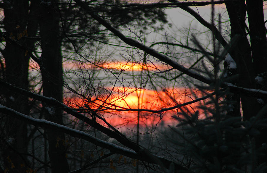 Sunrise on a winters day Photograph by LeeAnn McLaneGoetz McLaneGoetzStudioLLCcom