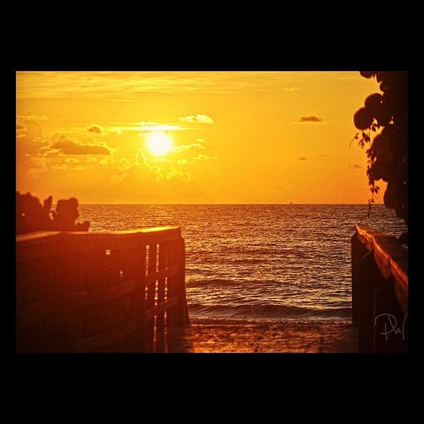 Sunrise On Ft. Lauderdale Beach Photograph by Lynden B