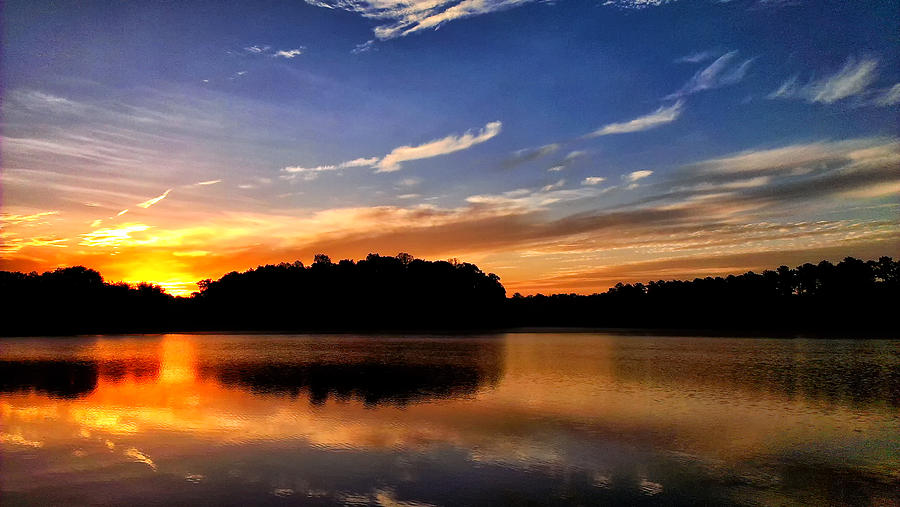 Sunrise on Lake Photograph by Joe Myeress