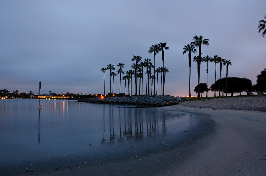 Sunrise on Mission Bay Photograph by Margaret Pitcher