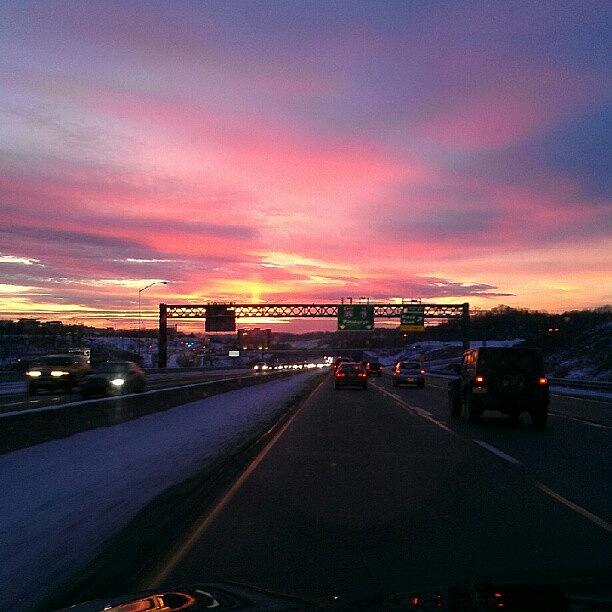 Sunrise On Parkway West Photograph by Patrick Flynn
