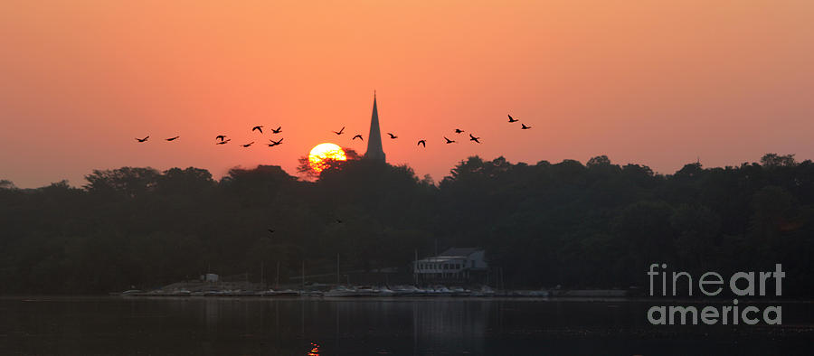 Sunrise on Perrysburg Ohio Photograph by Jack Schultz