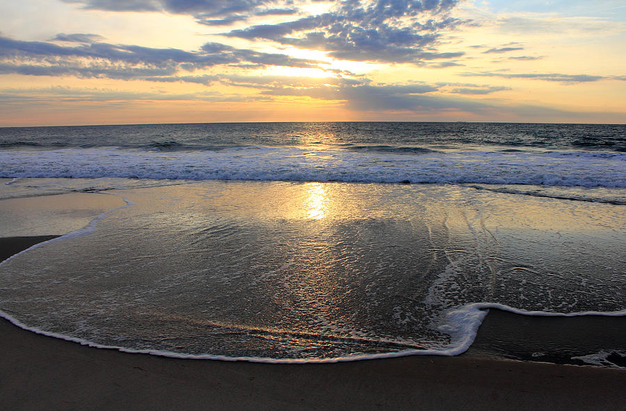 Sunrise on the Beach Photograph by Mary Haber