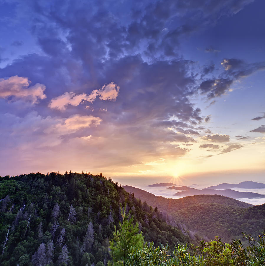 Sunrise on the Parkway Photograph by Rob Travis