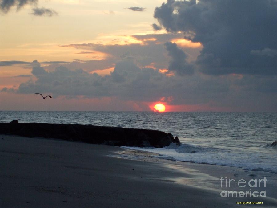 Sunrise over Edisto Beach SC - 04 Photograph by Sherrie Winstead