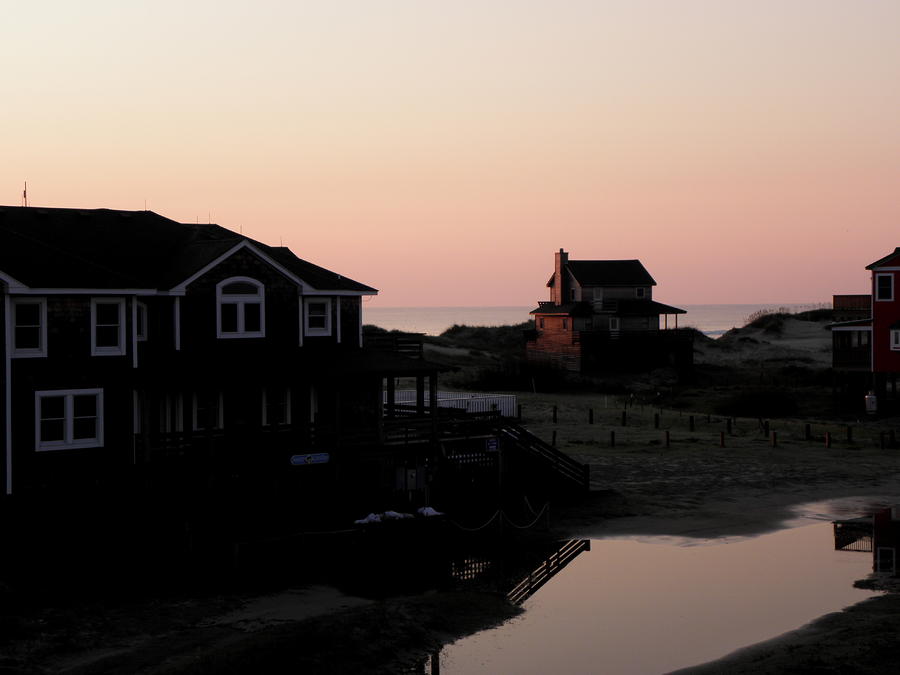 Sunrise over North Swan Beach North Carolina Outer Banks  Photograph by Kim Galluzzo