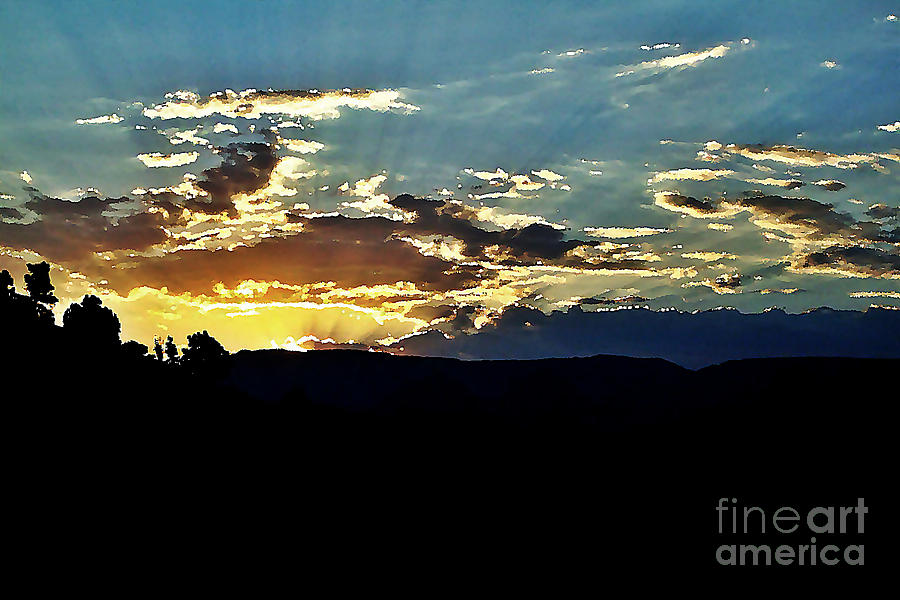 Nature Photograph - SunRISE Over Sedona AZ by Scott Allison