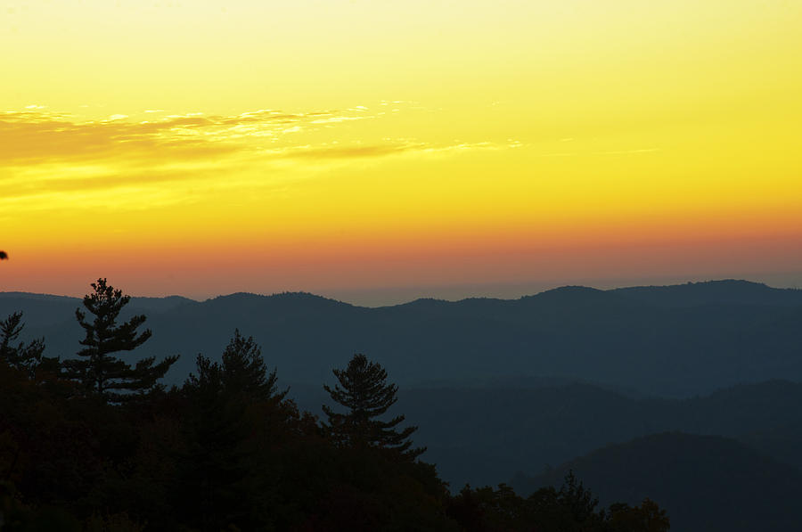 Sunrise Over The Mountains Photograph by Kenneth Albin