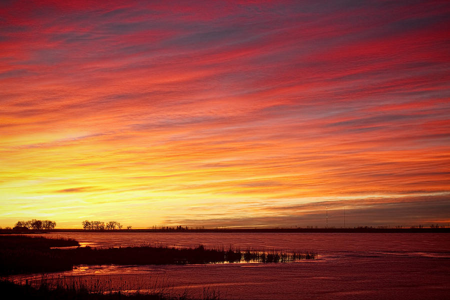 Sunrise over Union Reservoir in Longmont Colorado Boulder County Photograph by James BO Insogna