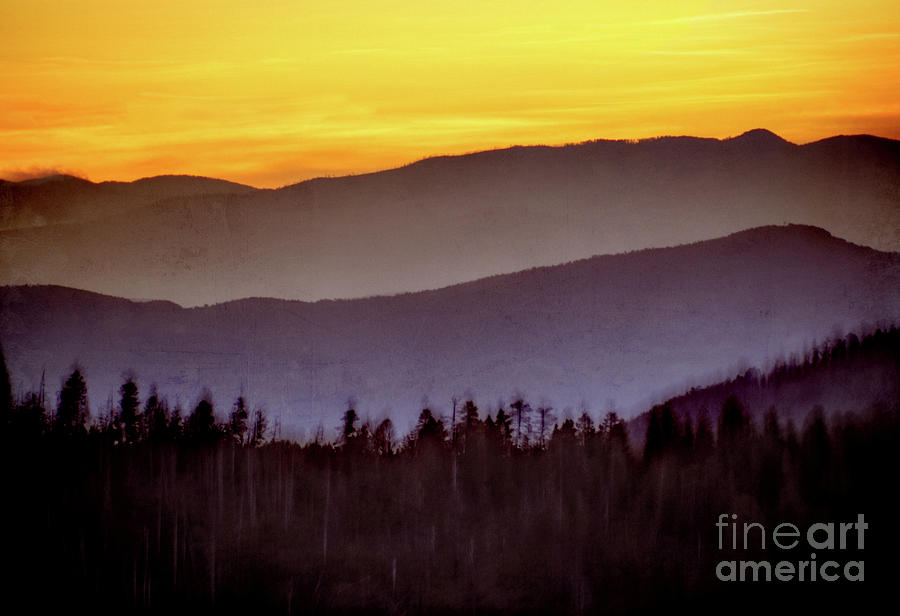 Sunrise Ridges Photograph by Arne Hansen