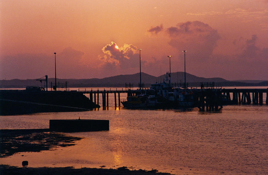 Sunrise Thursday Island Jetty Photograph by Joe Michelli