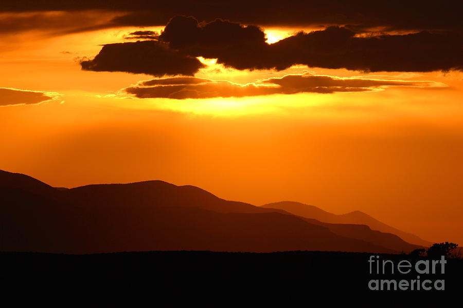 Sunset Along Colorado Foothills by Max Allen