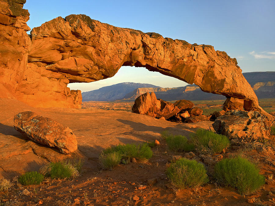Sunset Arch Escalante National Monument Photograph by Tim Fitzharris
