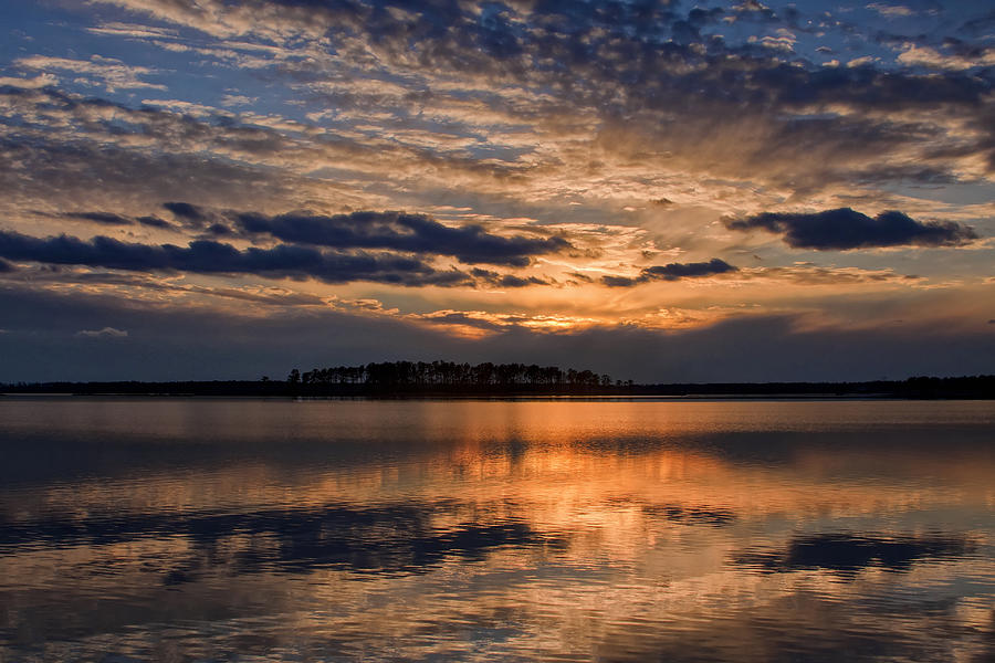 Sunset at Blackwater Photograph by David DesRochers - Fine Art America