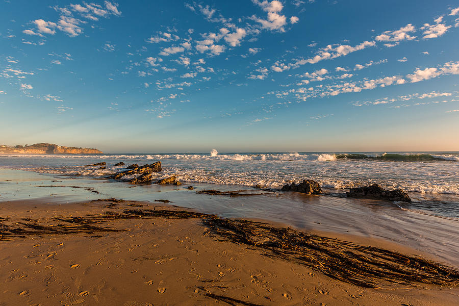 Sunset at Crystal Cove 4 Photograph by Angela Stanton - Fine Art America