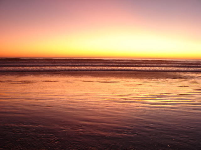 Sunset at Pismo Beach Photograph by Lori Davidson - Fine Art America