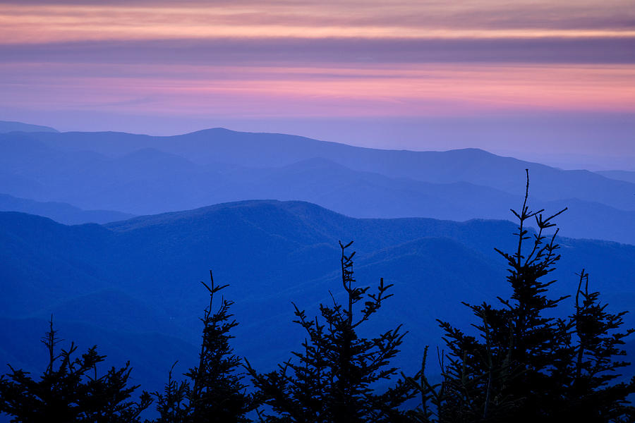 Sunset Photograph - Sunset atop the Eastern U.S. by Andrew Soundarajan