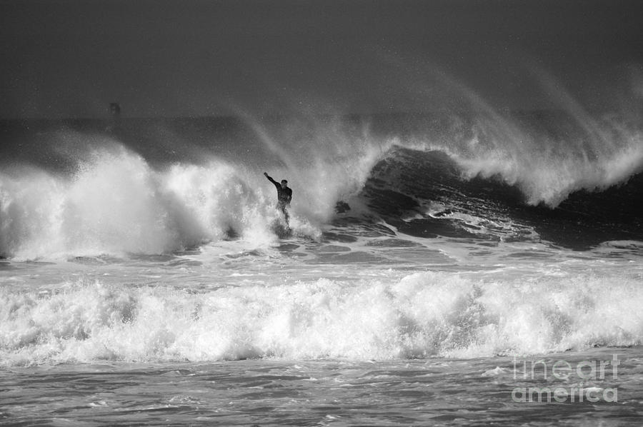 Surf Photograph - Sunset Beach Oahu by Mark Gilman