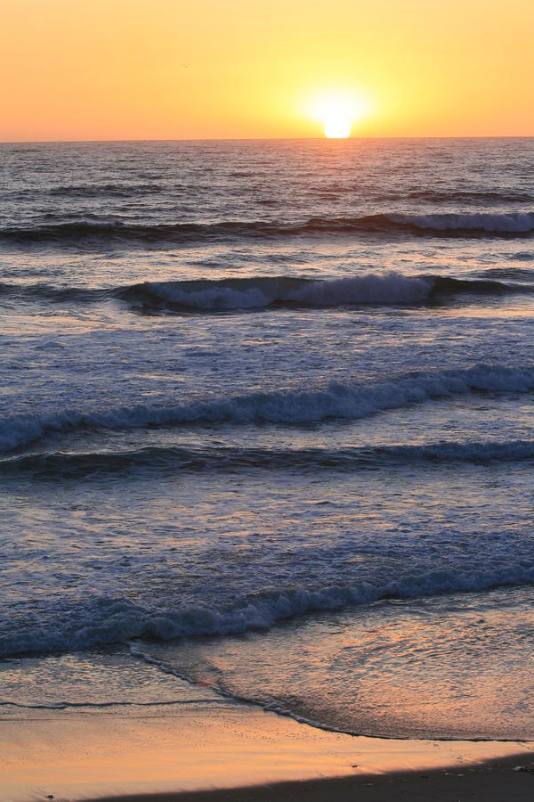 Sunset Beach Photograph by Wendi Curtis