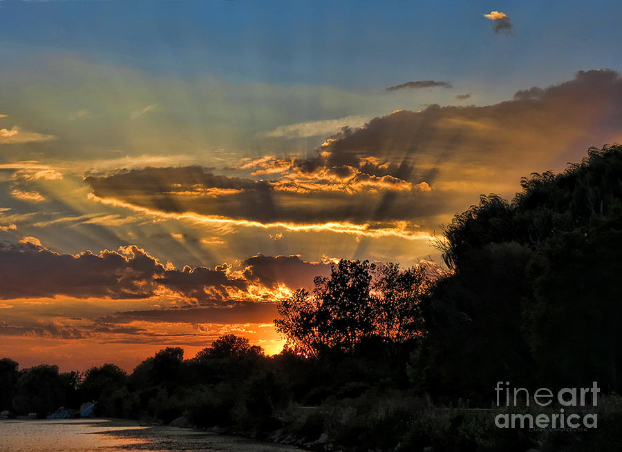 Sunset Beams Photograph by Clare VanderVeen