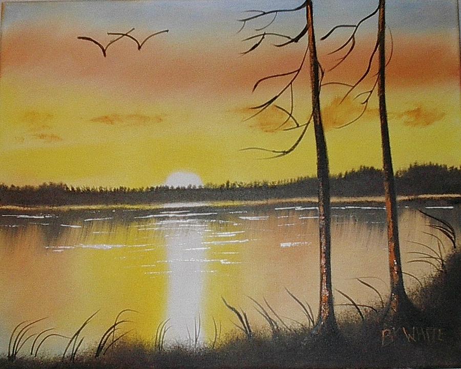Sunset Painting by Brian White