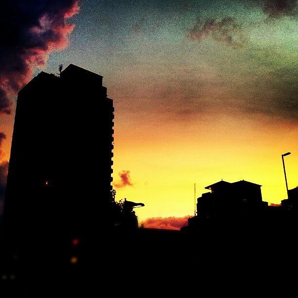 London Photograph - Sunset #brighton #hove #street #gb #uk by Londoner Slavik