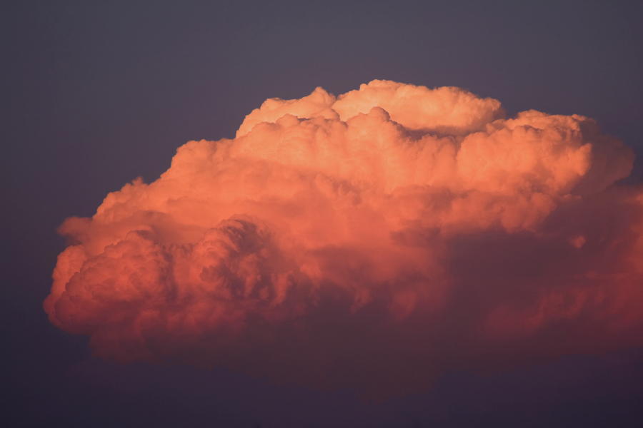 Sunset Cloud Photograph by Sally Weigand