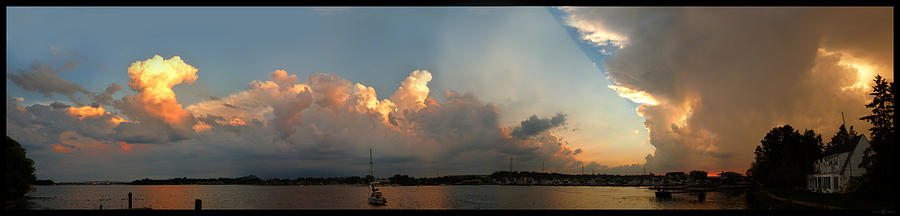Sunset Clouds Over The Bay Photograph by Tim Nyberg