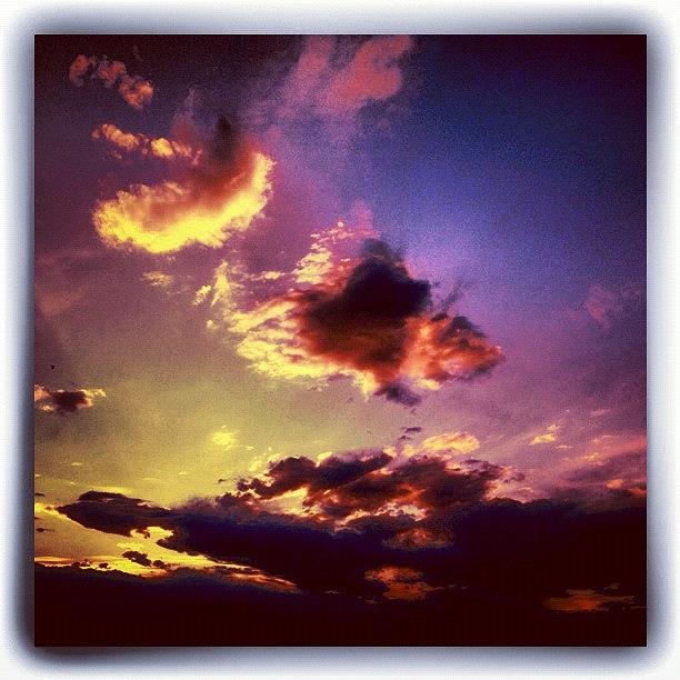 Sunset Photograph - Sunset Clouds by Paul Cutright