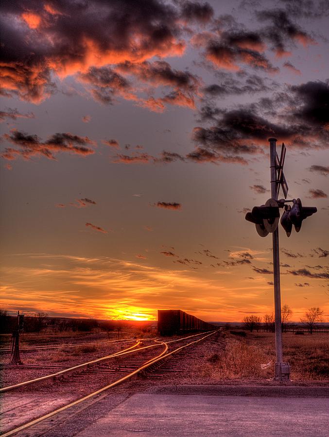 Sunset Crossing Photograph by HW Kateley
