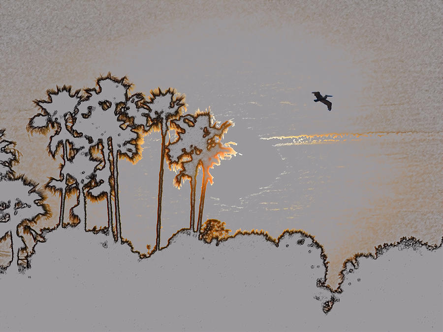 Sunset Digital Art - Sunset Dream by Rosalie Scanlon