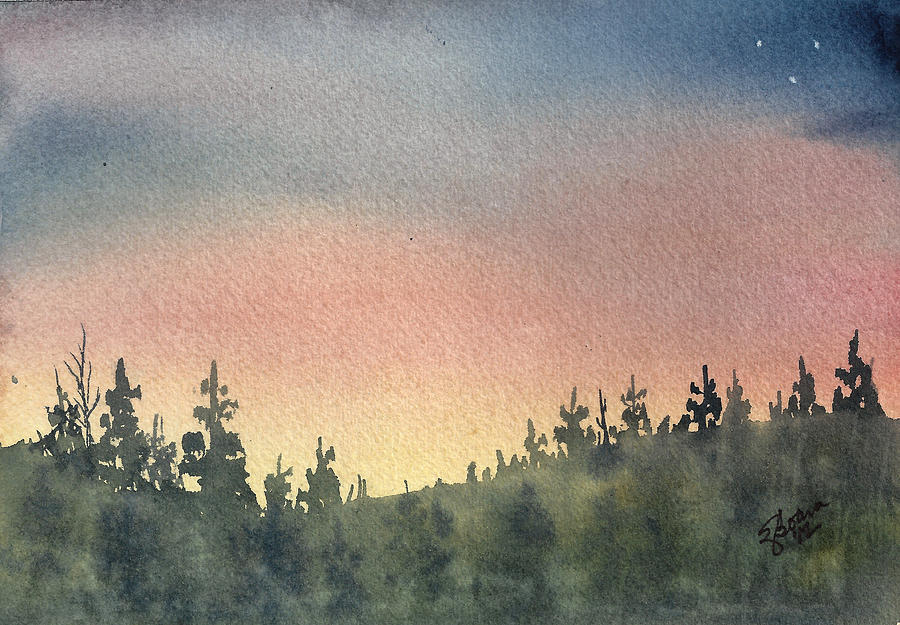 Sunset Painting by Elise Boam