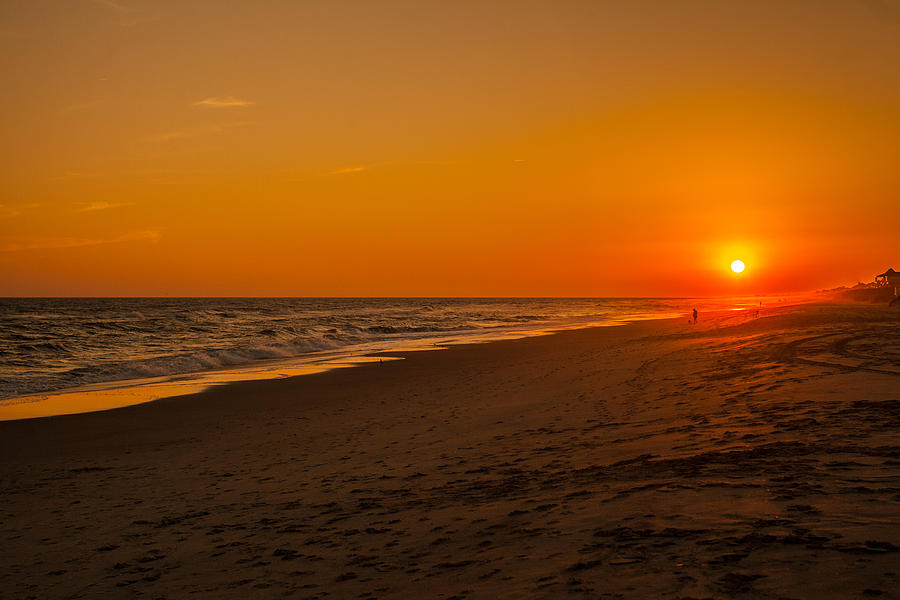 Sunset Emerald Isle Photograph by Dan Vidal