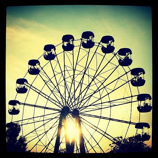 Sunset Ferris Wheel Photograph by Kate Harris - Fine Art America