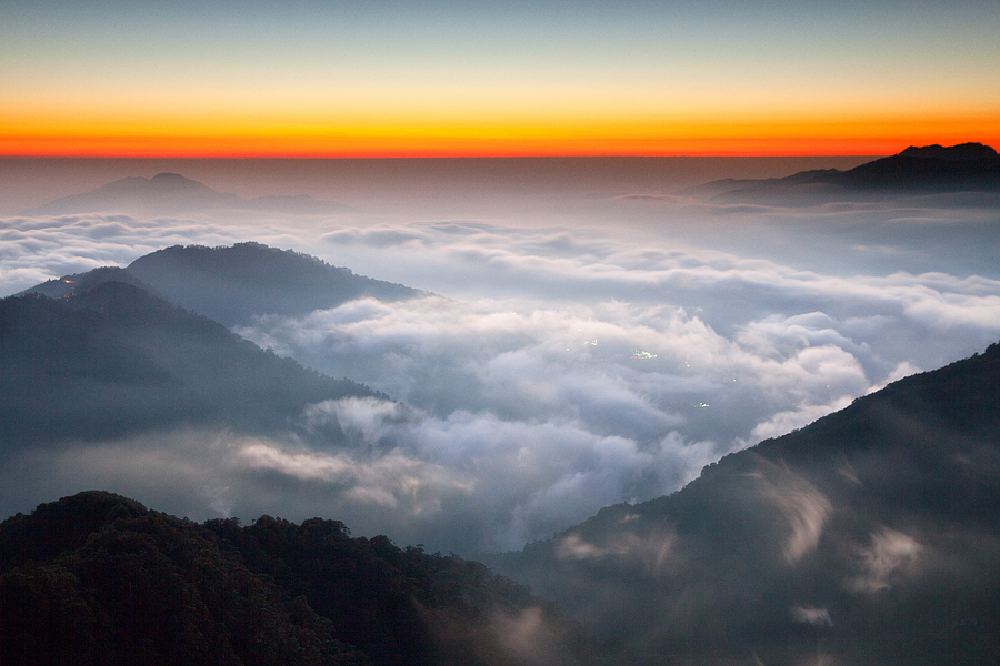 Sunset Hehuanshan National Forest Recreation Area Photograph by Higrace ...