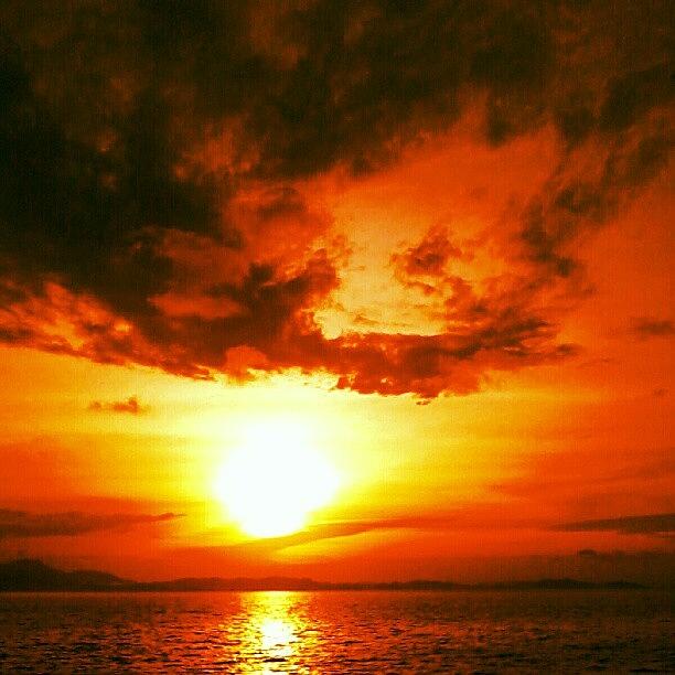 Summer Photograph - Sunset In Calbayog City! ;) by Sleepyhead Jomar Florendo