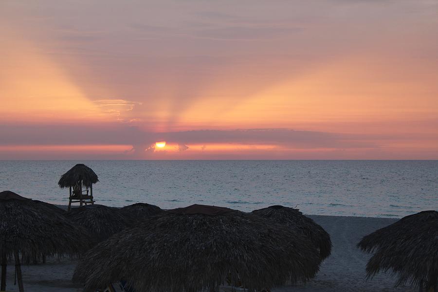 Sunset in Cuba Photograph by David Grant