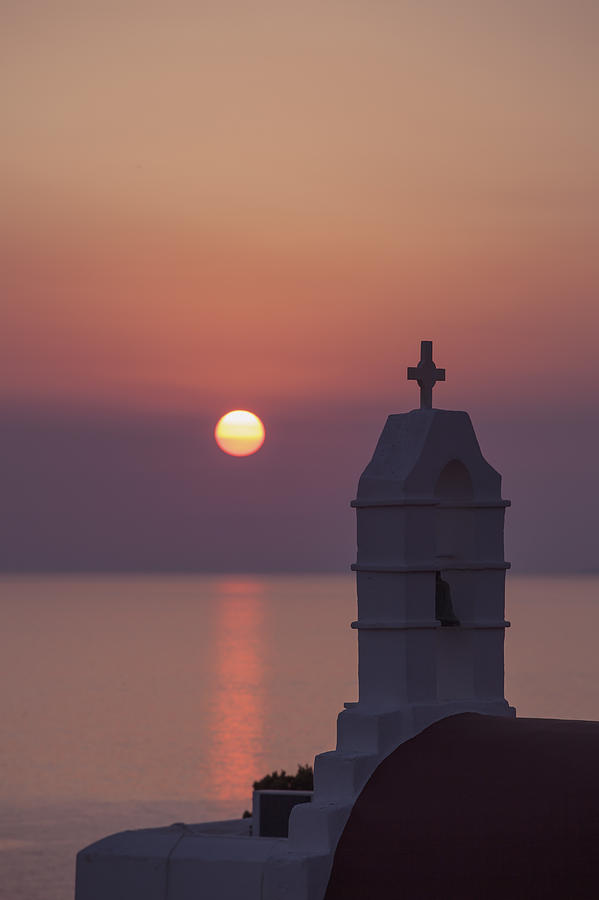 Greek Photograph - sunset in Greece by Joana Kruse